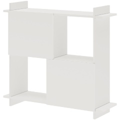 Изображение товара Навесная полка МЭРДЭС Пл5 БЕ белый Cross 83x25x90 см