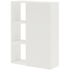 Изображение товара Навесной шкаф МЭРДЭС ШкН1 БЕ белый Cross 70x27x98 см для хранения