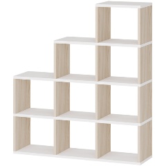 Изображение товара Стеллаж МЭРДЭС Лесенка СЛД 4 КБЕ карамель белый для детской комнаты