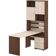 Изображение товара Компьютерный стол МЭРДЭС СР-720/160 ШКК-ПРАВ Карамель