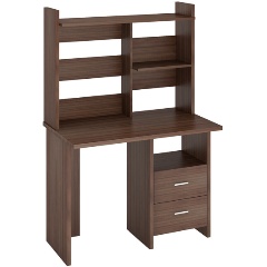 Изображение товара Компьютерный стол МЭРДЭС СКЛ-Прям100+НКЛ-100 Ш Шамони-Ч с надстройкой