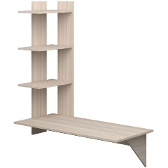 Изображение товара Столик подвесной угловой МЭРДЭС СтТ5 карамель ЛЕВ Cross 1116х516х1100 мм