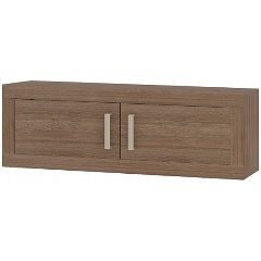 Изображение товара Полка МЭРДЭС ТОЙ с фасадом 2 ШШ Шамони, коричневая, размеры 1200x320x400 мм