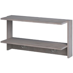 Изображение товара Вешалка МЭРДЭС ВЕШ4 Н нельсон Cross настенная из ДСП серого цвета