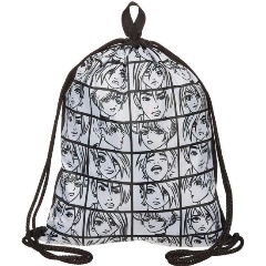 Изображение товара Мешок для обуви Комус Класс Аниме Комикс, 1 ручка, светоотр, 51х41