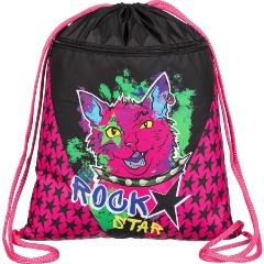 Изображение товара Мешок для обуви Комус Класс Rock Star 360х470 мм с карманом МО-26-2