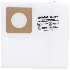 Изображение товара Мешок для пылесоса ПУЛЬСАР ПС 301 синтетический одноразовый 30 литров (2 шт)