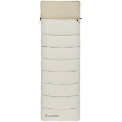 Изображение товара Спальный мешок Naturehike Lingdong, 225х75см, (ТК: +7C), (правый), бежевый
