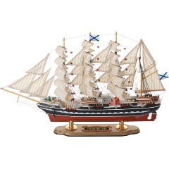 Изображение товара Модель парусника METEOR LIGHTS Крузенштерн 52 см