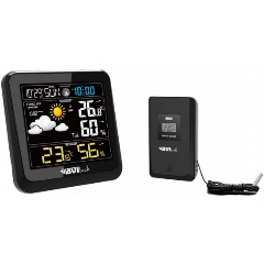 Изображение товара Метеостанция BVItech BV-641 с беспроводным датчиком и цветным дисплеем