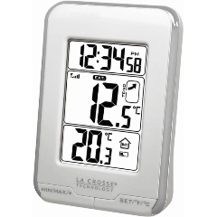 Изображение товара Цифровой термометр La Crosse WS6810WHI-TAU с внешним датчиком и дисплеем