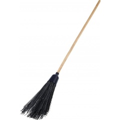 Изображение товара Метла РЕМОКОЛОР полипропиленовая, круглая с черенком, 3 кольца, 69-1-005