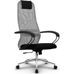 Изображение товара Кресло руководителя МЕТТА SU-B-8/подл.130/осн.009 (Светло-серый)