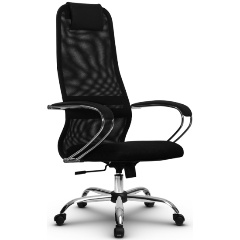 Кресло руководителя МЕТТА SU-BK-8 Черный крестовина CH Изображение 1 - купить в интернет магазине с доставкой, цены, описание, характеристики, отзывы
