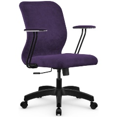 Изображение товара Кресло офисное МЕТТА SU-Mr-4(Vivaldi)/подл.079/осн.001Сиреневый