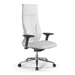 Изображение товара Кресло руководителя МЕТТА Samurai L1-11D, эргономичное, белое, регулируемое