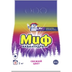 Изображение товара Стиральный порошок МИФ Свежий цвет, 2 кг