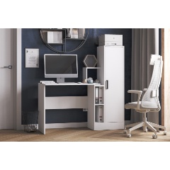 Изображение товара Стол компьютерный МИКОН СКМ-2 белый