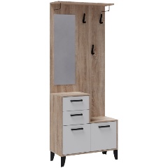 Изображение товара Прихожая МИКОН Витра ЦС дуб сонома/белый