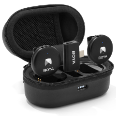 Изображение товара Беспроводной микрофон BOYA OMIC-U-B двухканальный 2,4 ГГц