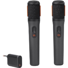 Изображение товара Радиосистема с двумя микрофонами JBL PartyBox Wireless Mic, черный