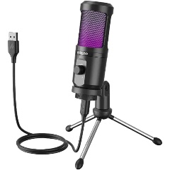 Изображение товара Конденсаторный USB микрофон MAONO AU-PM461TR RGB с RGB подсветкой для стримов и записи