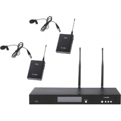 Изображение товара Микрофонная система LAudio RWS-2BLV, беспроводная, 2 петличных микрофона