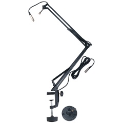 Изображение товара Микрофонная стойка Soundking DD077 настольная с кабелем XLR черная