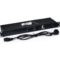 Изображение товара Микропроцессорная контрольная панель со встроенным термостатом Cabeus JG01-BK, черный