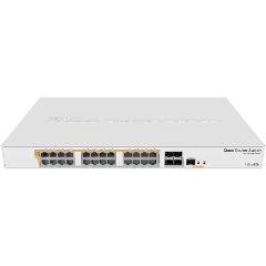 Изображение товара Коммутатор MikroTik 24 SFP+ CRS328-24P-4S+RM