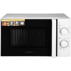 Изображение товара Микроволновая печь Hyundai HYM-M2068 700 Вт 20 л механическое управление белая