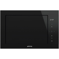 Изображение товара Микроволновая печь Smeg FMI625CN 25 л с грилем черная