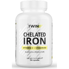 Изображение товара БАД Железо хелат 60 капсул для поддержки иммунитета и здоровья сердца