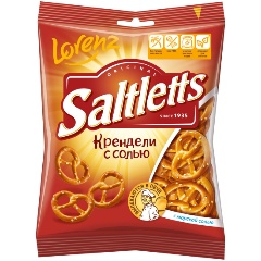 Изображение товара Мини-крендели с солью Saltletts классические 60 г