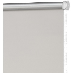 Изображение товара Рулонная штора DECOFEST блэкаут Плайн Морозный серый 100х160 для окон