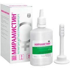 Изображение товара Лекарственное средство Мирамистин ИНФАМЕД с насадкой гинекологической 0,01% 50мл