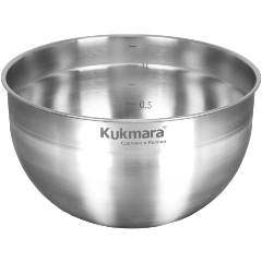 Изображение товара Миска Kukmara 1,5л 16см нержавеющая сталь высокое качество