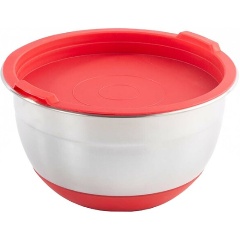 Изображение товара Миска с крышкой ATTRIBUTE MIX красная 1.4л (ASS018R)