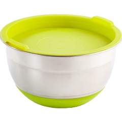 Изображение товара Миска с крышкой ATTRIBUTE MIX зеленая 1.4л (ASS018G)