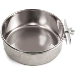 Изображение товара Миска для животных Triol 77620 металлическая с держателем 0,28л