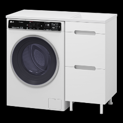 Изображение товара Тумба под раковину MISTY Байкал 40 под стиральную машину (Уценка)