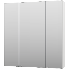 Изображение товара Зеркальный шкаф MISTY Аура 75 белый, современный дизайн и функциональность