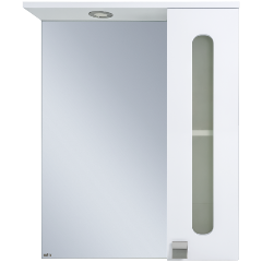 Изображение товара Зеркальный шкаф Урал 60 правый белый для ванной комнаты