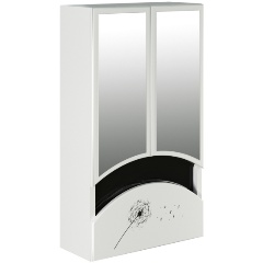 Изображение товара Шкаф навесной MIXLINE "РАДУГА-46" ОДУВАНЧИК белый без подсветки