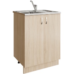 Изображение товара Тумба под раковину MIXLINE 60 ЛДСП венге светлое Дуб Млечный