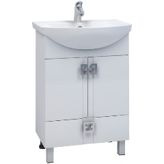 Изображение товара Тумба д/ванной MIXLINE "КВАДРО 1-65" под раковину Элеганс-65 (Rosa) (ПВХ)