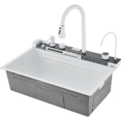 Изображение товара Кухонная мойка многофункциональная Savol S-SC001W, белый