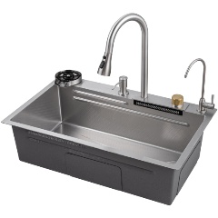 Изображение товара Кухонная мойка многофункциональная Savol S-SC003L, сатин