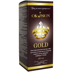 Изображение товара Многофункциональный раствор OKVision Gold, с контейнером для линз, 360 мл