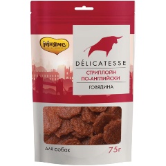 Изображение товара Лакомство для собак Мнямс "Стриплойн по-английски" 75 г